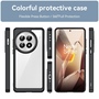 F�r OnePlus 13 Colorful Series TPU Acryl Hybrid Handy H�lle Schwarz
