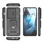 F�r OnePlus 13 Sliding Kamera TPU Hybrid PC Ring Schutzh�lle Schwarz