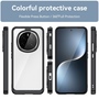 F�r Honor Magic 7 Colorful Series TPU Acryl Hybrid H�lle Case Schwarz