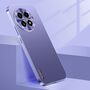F�r OnePlus 13 Feinmattes Metall Design Optik Handy H�lle Tasche Lila