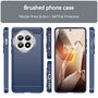 Fr OnePlus 13 Carbon Design Textur TPU Handy Hlle Case Cover Blau