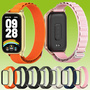 F�r Xiaomi Smart Band 9 Active / Redmi Band 3 Nylon Arm Band mit Metallrahmen