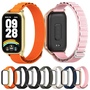 F�r Xiaomi Smart Band 9 Active / Redmi Band 3 Nylon Arm Band mit Metallrahmen