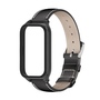 F�r Xiaomi Smart Band 9 Active / Redmi Band 3 Leder Band Metallrahmen