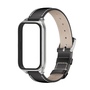 F�r Xiaomi Smart Band 9 Active / Redmi Band 3 Leder Band Metallrahmen
