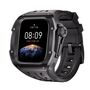 F�r Apple Watch Series 10 46mm Silikon Armband mit Metall Geh�use Case