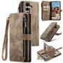 Fr Samsung Galaxy S25 Plus Kunstleder Multifunktion Tasche Hlle Case