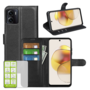 F�r Motorola Moto E15 / Moto G05 Kunstleder Book Tasche + H9 Hart Glas 