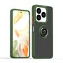 F�r ZTE Blade V60 Smart / Blade A75 4G Design TPU PC Ring H�lle H Gr�n