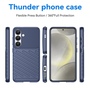 F�r Samsung Galaxy S25 Schockfeste Thunderbolt TPU H�lle Cover Blau