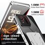 F�r Asus ROG Phone 9 / 9 Pro Hitzeableitende Metall Handyh�lle Schwarz