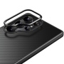 F�r Samsung Galaxy S25 Ultra MagSafe Kevlar-Faser TPU H�lle Schwarz