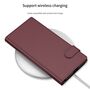 F�r Samsung Galaxy S25 Ultra GKK Flip Wallet Leder / TPU H�lle Schwarz
