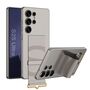 F�r Samsung Galaxy S25 Ultra GKK d�nne H�lle mit Armband Halter Grau