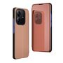 F�r Xiaomi Redmi Note 14 5G View Spiegel Wake UP Funktion H�lle Pink