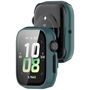 F�r Honor Watch 5 Kunststoff PC Smart Watch H�lle + H9 Hart Glas Gr�n