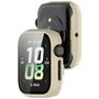 F�r Honor Watch 5 Kunststoff PC Smart Watch H�lle + H9 Hart Glas Beige