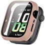 F�r Honor Watch 5 Kunststoff PC Smart Watch H�lle + H9 Hart Glas Pink
