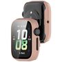 F�r Honor Watch 5 Kunststoff PC Smart Watch H�lle + H9 Hart Glas Pink
