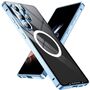 F�r Samsung Galaxy S25 Ultra Magnetische Magsafe Metall H�lle Blau