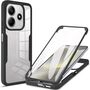 F�r Xiaomi Redmi Note 14 5G Full 360 Acrylic Hybrid TPU H�lle Schwarz