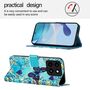 Fr ZTE Blade A35 / A55 Kunstleder Tasche Hlle Wallet Design Motiv 4