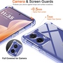 F�r Motorola Moto G85 Schock TPU Silikon H�lle + 4D Curved Hart Glas