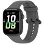 F�r Honor Watch 5 Solid Color Design Soft Silikon Ersatz Armband Grau