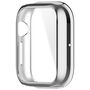 F�r Honor Watch 5 Electroplated Full Cover TPU Schutz H�lle Silber