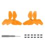 F�r DJI Neo Drohne 2x Sunnylife Color 2016S 3-Blatt Propeller Orange