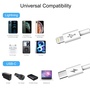 Haweel f�r iPhone & iPad 8 Pin auf USB-C Daten- und Ladekabel Wei�