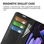 Fr Google Pixel 9a Kunstleder Book Wallet Schutz Tasche Hlle Schwarz