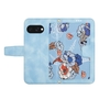F�r Google Pixel 9a Kunstleder Wallet Blumen Tasche H�lle Hellblau