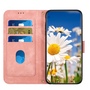 F�r Samsung Galaxy A56 / A36 Kunstleder Wallet Blumen Tasche Case Rosa