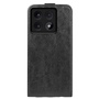 F�r Xiaomi 14T Vertikale Flip Handy Schutz H�lle Tasche Cover Schwarz
