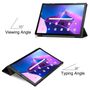 F�r Lenovo Tab M10 Plus 10.3 Zoll 3folt Wake UP Tasche H�lle Schwarz