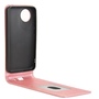 F�r ZTE Blade A35 Lite Vertikale Flip Handy Tasche H�lle Cover Rosa