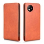 F�r ZTE Blade A35 Lite Vertikale Flip Handy Tasche H�lle Cover Braun