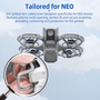 DJI Neo BRDRC Metall Bumper Crash Bar - Gimbal Objektivschutz Silber