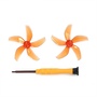 F�r DJI Neo Drohne RCSTQ 1 Paar Farbenfrohe Ersatz Propeller Orange