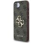 Guess Apple iPhone 16e 4G Big Logo Schutzh�lle Case Etui Braun
