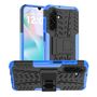 F�r Samsung Galaxy A26 5G Tire Textur TPU / PC H�lle Halterung Blau