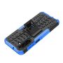 F�r Samsung Galaxy A26 5G Tire Textur TPU / PC H�lle Halterung Blau