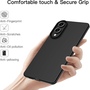 F�r Samsung Galaxy S25 Edge 5G Silikon TPU Schutz H�lle Cover Schwarz