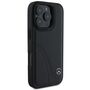 Mercedes Apple iPhone 16 Pro Max Curved Stitches Leather Schutzh�lle