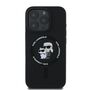Karl Lagerfeld Apple iPhone 16 Pro Max Silicone Ring MagSafe Hlle