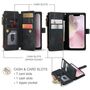 Klapptasche f�r Apple iPhone 17e / 16e Kunstleder Multifunktion Zipper