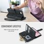 Klapptasche f�r Apple iPhone 17e / 16e Kunstleder Multifunktion Zipper