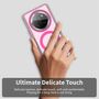F�r Honor Magic 7 Lite Candy Design Magsafe PC Hybrid TPU H�lle Pink