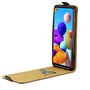 F�r Apple iPhone 16e Vertikale Flip Handy Schutz Tasche H�lle Schwarz